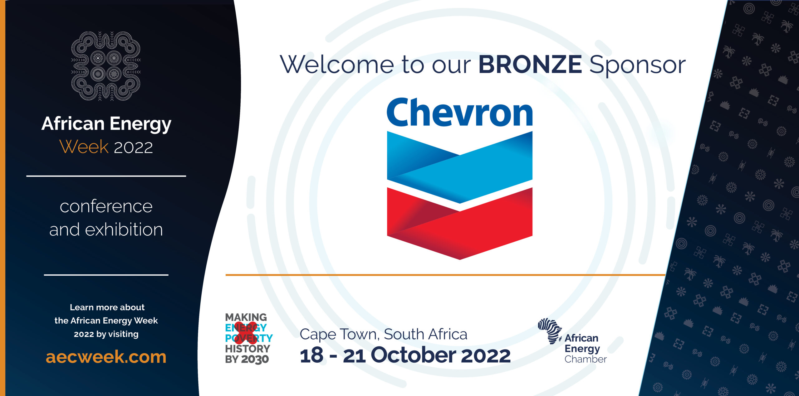 Chevron Returns to African Energy Week 2022 as Bronze Sponsor