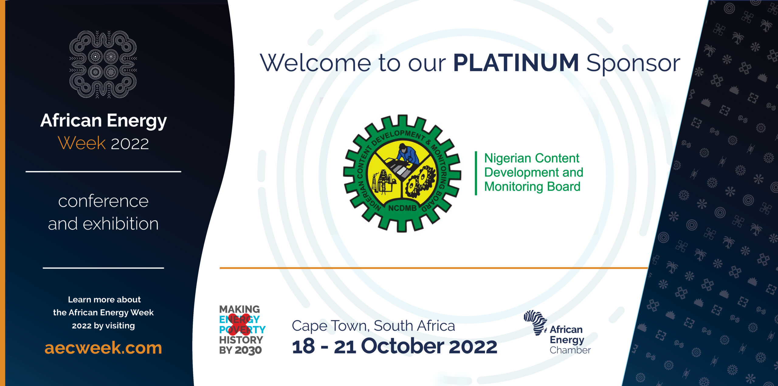 Nigeria’s NCDMB Confirms as Platinum Sponsor of AEW 2022