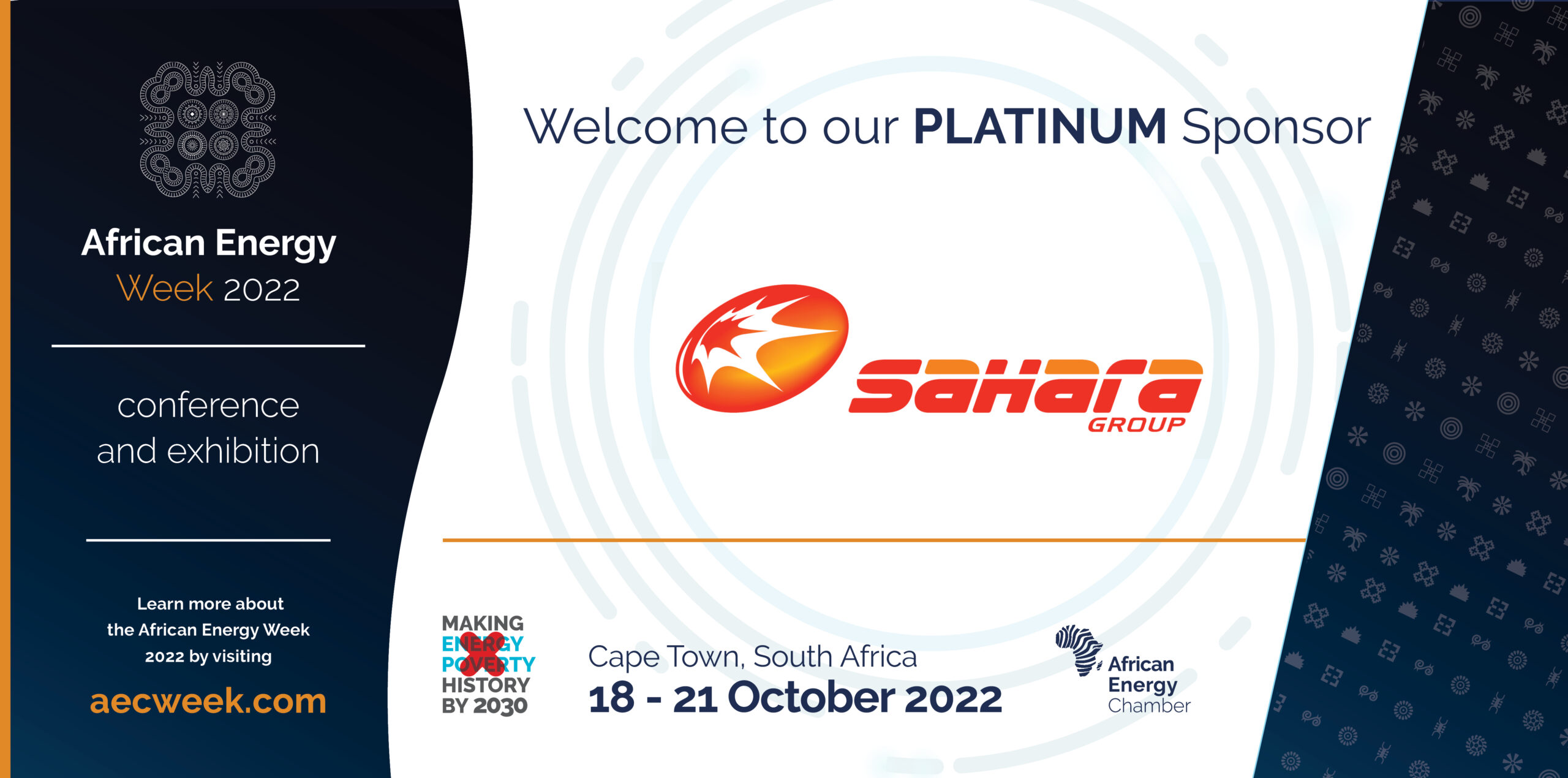 Sahara Group to Feature at African Energy Week 2022 as Platinum Sponsor