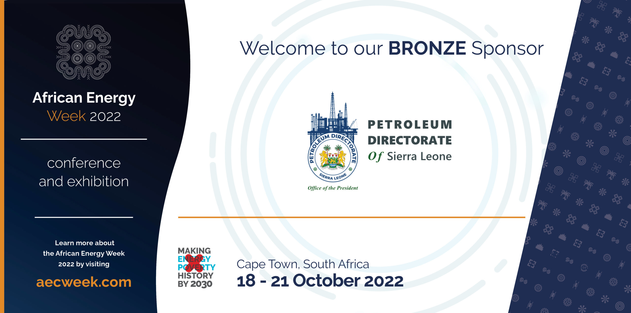 Petroleum Directorate of Sierra Leone to Shape Upstream Dialogue as a Bronze Sponsor at AEW 2022