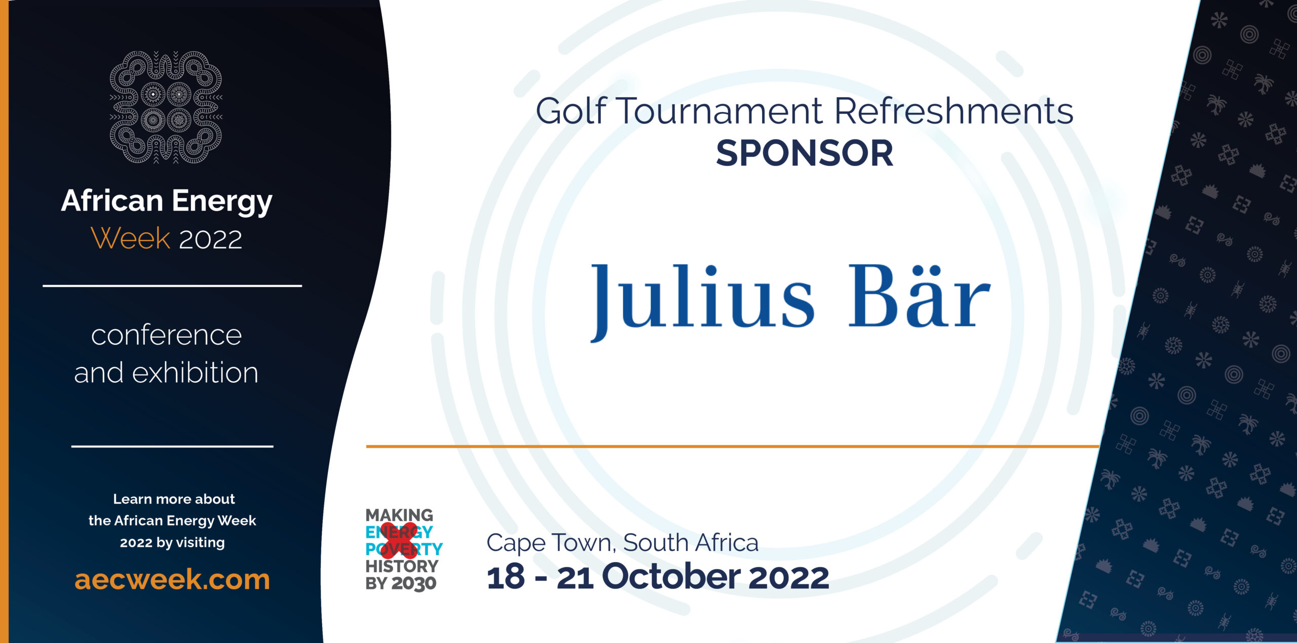 Julius Baer to Sponsor AEW 2022’s Golf Tournament Refreshments