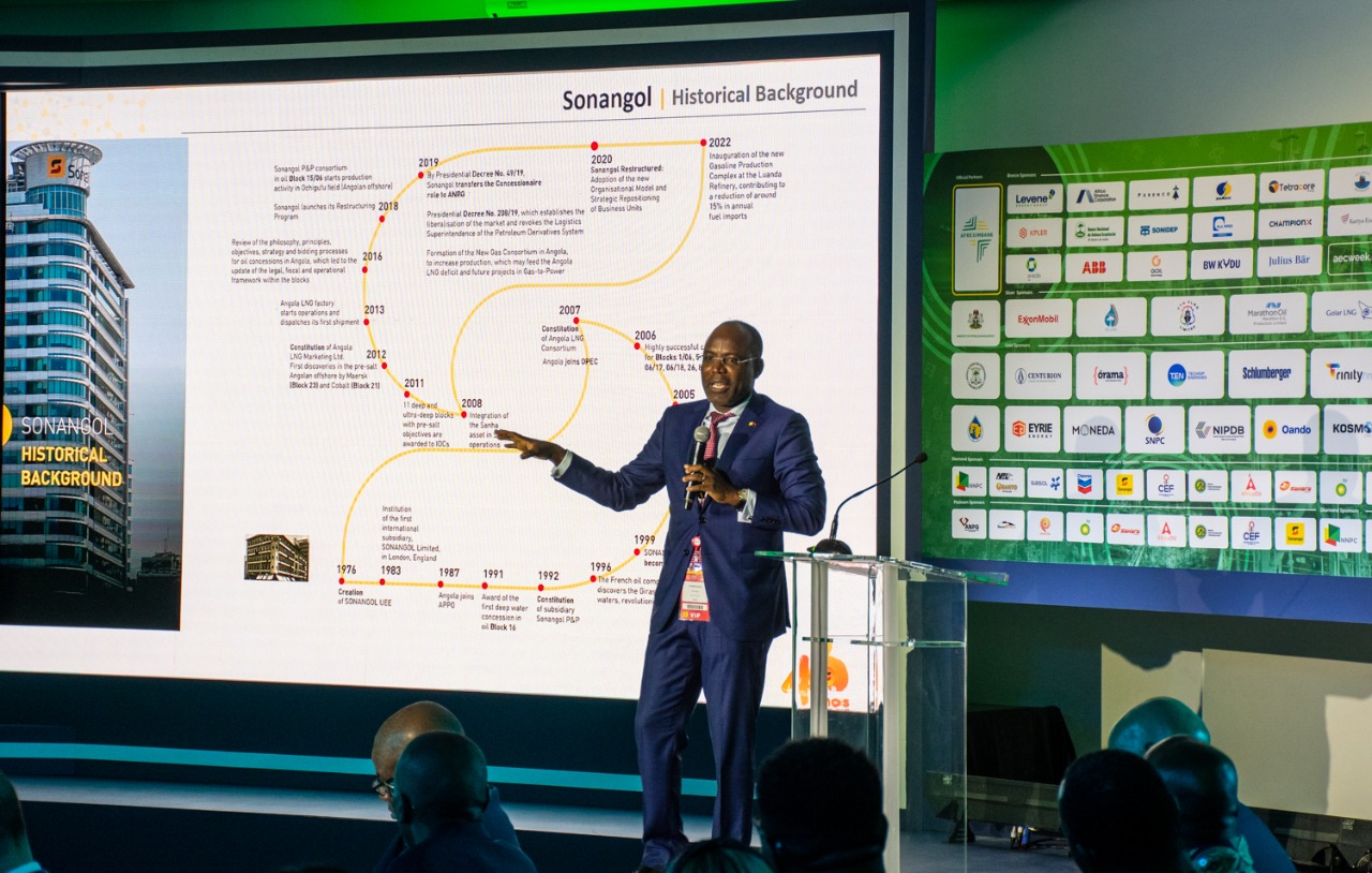 A Sonangol posiciona-se como um parceiro fi&aacute;vel de investimento e crescimento industrial na AEW 2022