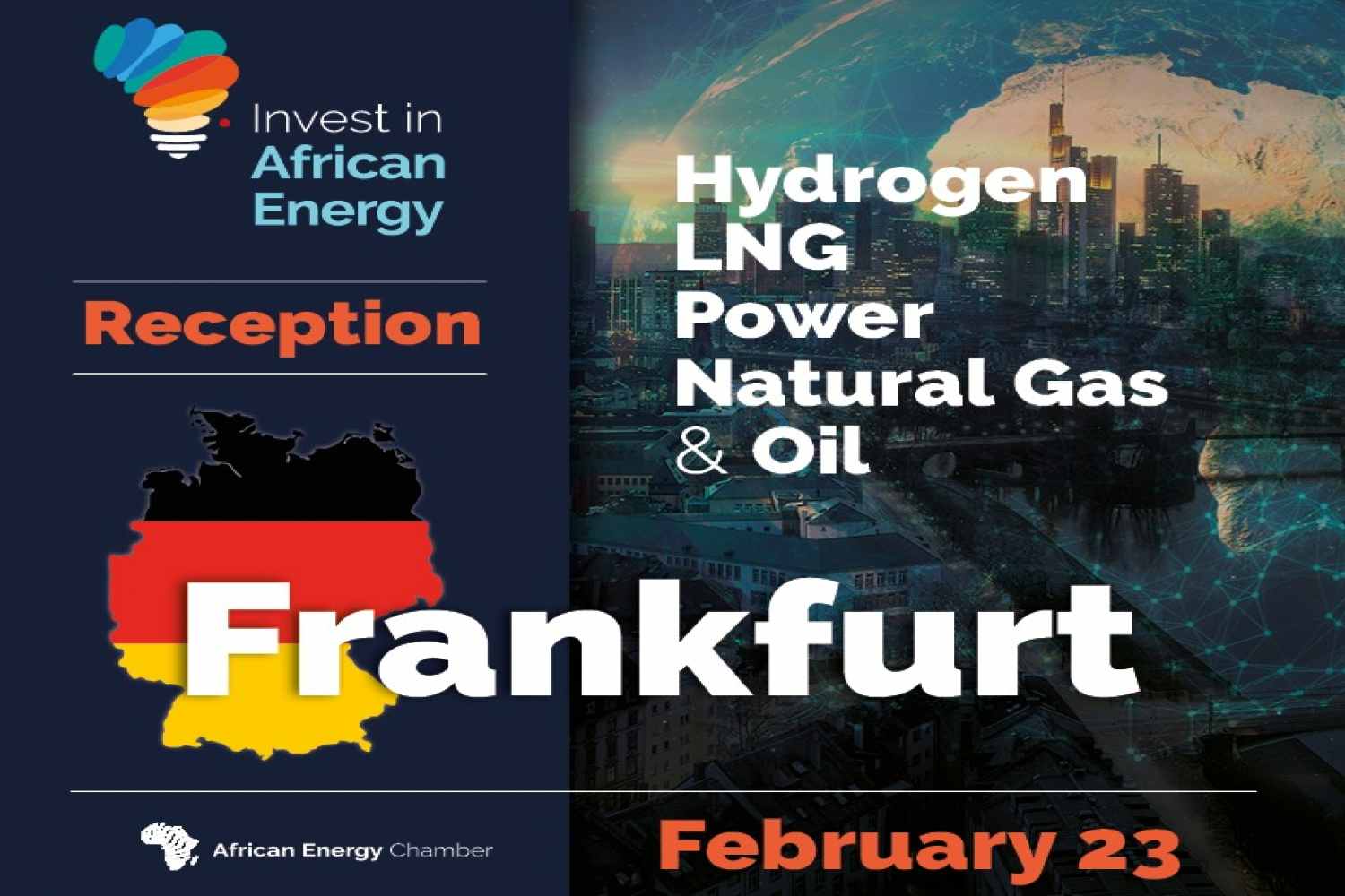 Frankfurter Botschaft empf&auml;ngt afrikanische und deutsche Stakeholder beim Invest in African Energy Frankfurt Empfang