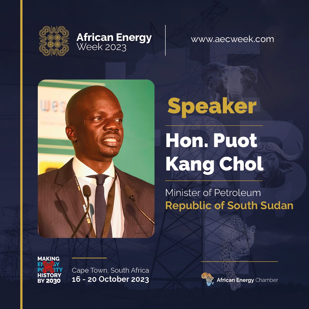 South Sudan Petroleum Minister to Showcase Energy Investment Opportunities at AEW 2023