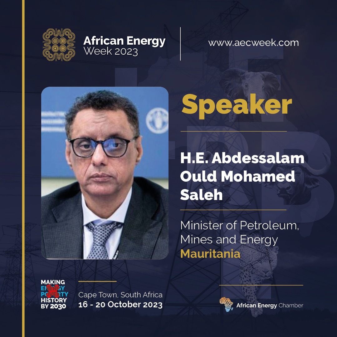 Mauritania Minister of Petroleum, Mines and Energy to Attend AEW