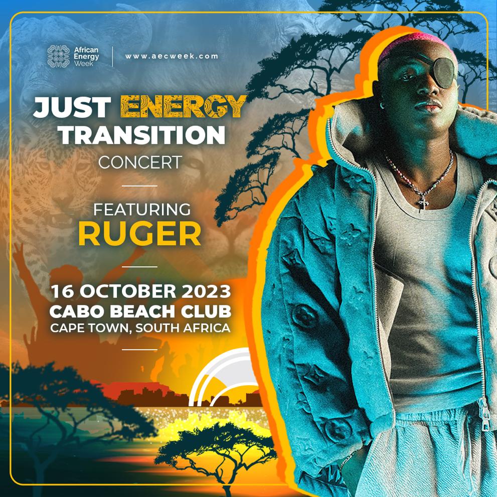 Afrobeats’ Star Ruger to Perform at AEW’s Just Energy Transition Concert With A Call To Make Energy Poverty History