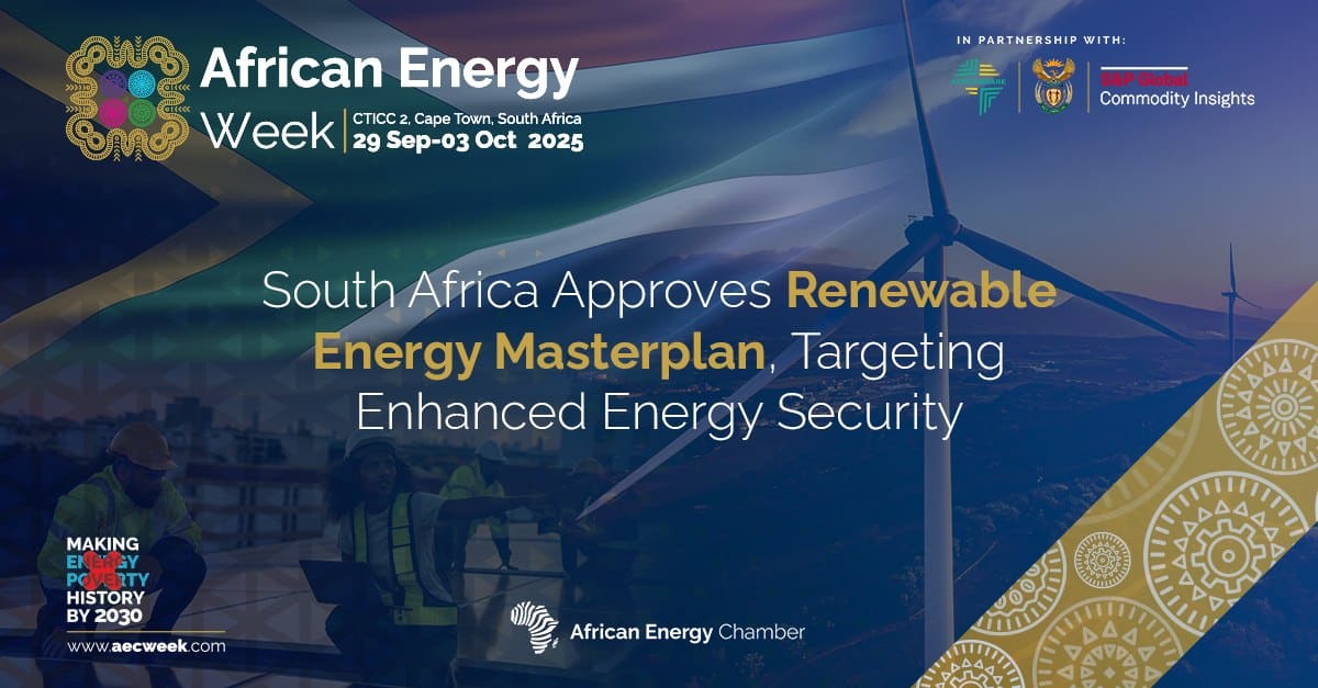 South Africa Approves Renewable Energy Masterplan, Targeting Enhanced Energy Security