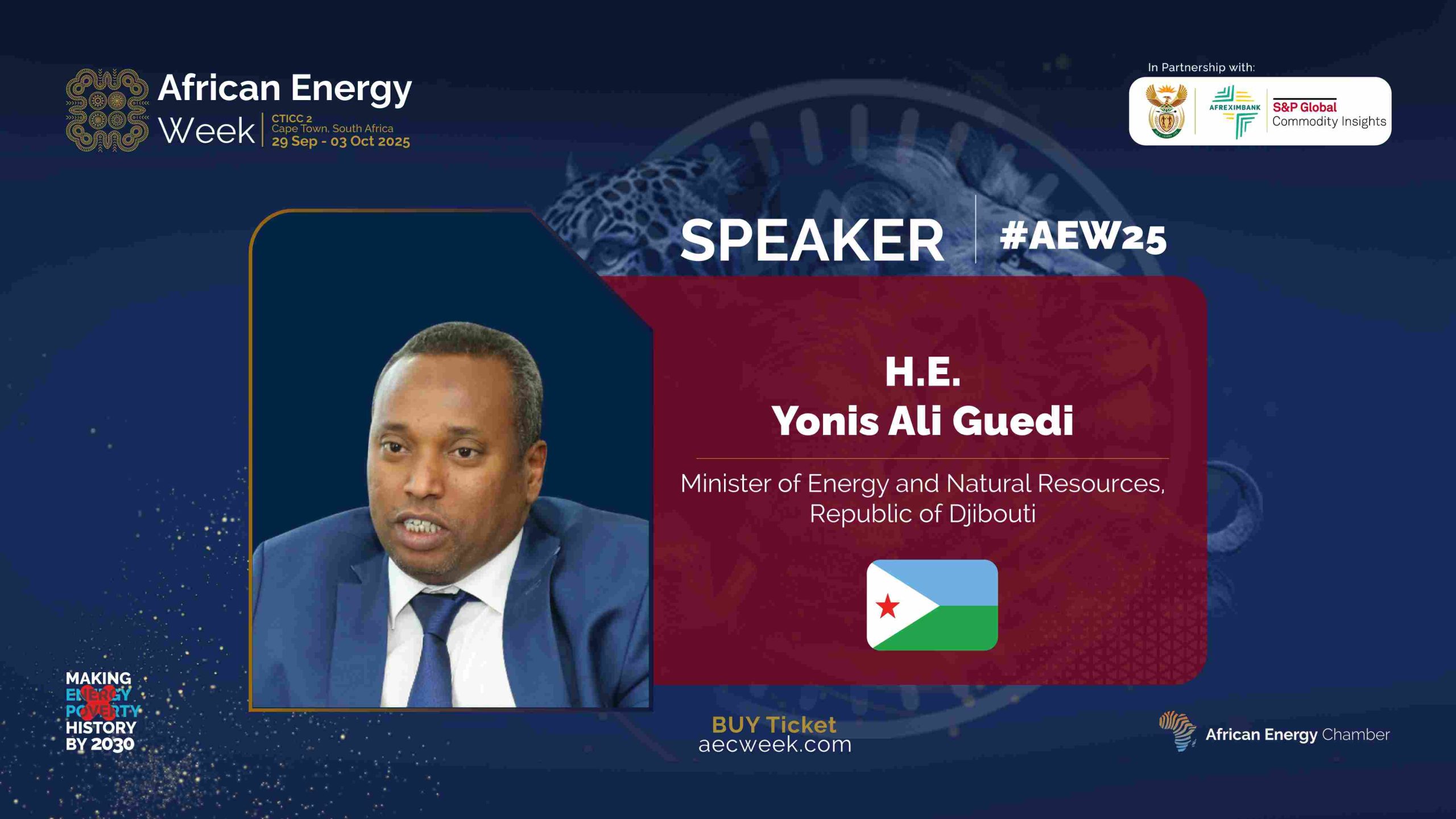 Djibouti Pursues Vision 2035 as Minister of Energy and Natural Resources Joins AEW 2025